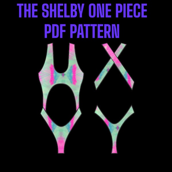 NEW! Stripper Sewing Pattern The Shelby One Piece Bodysuit PDF Pattern Digital Download Exotic Dance Wear XXS-3X