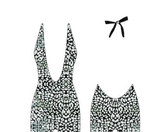 Stripper Sewing Pattern Exotic Dancewear Candace Romper Bartender Bottle Girl PDF Sewing Pattern Digital Download