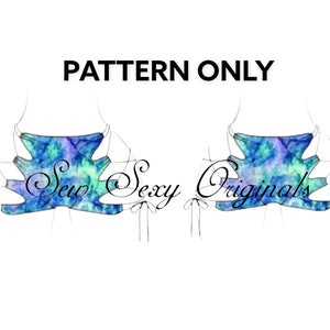 Patrón de costura para ropa de baile exótico Rave Bottlegirl Stripper Shorts Descarga digital PDF XS-3X