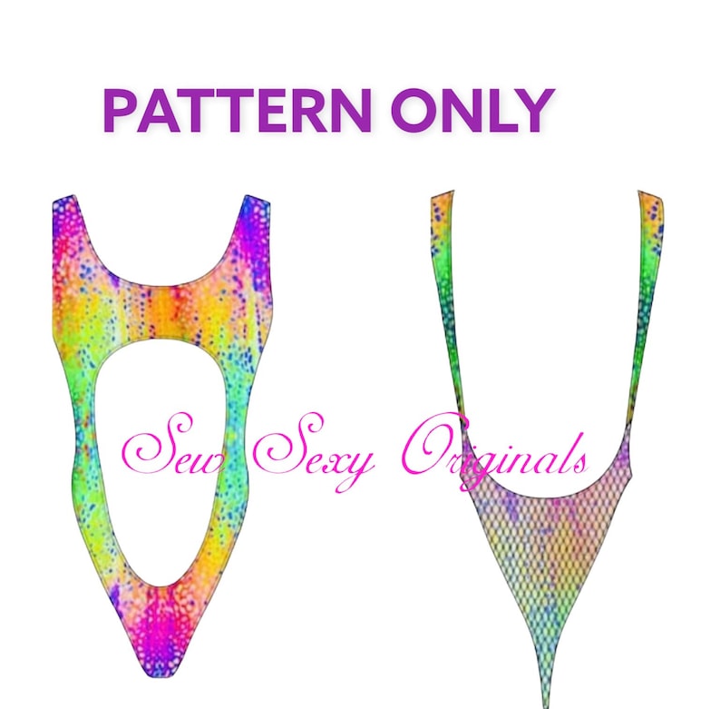 Stripper Sewing Patterns Exotic Dancewear Sexy SWIMWEAR PDF Etsy