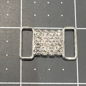 AB Rhinestone Bikini Connector, Chain Swimwear Bikini Connector, 2ps