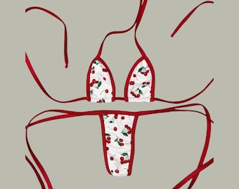 Cherries  Microkini  Bikini Exotic Dancewear stripper