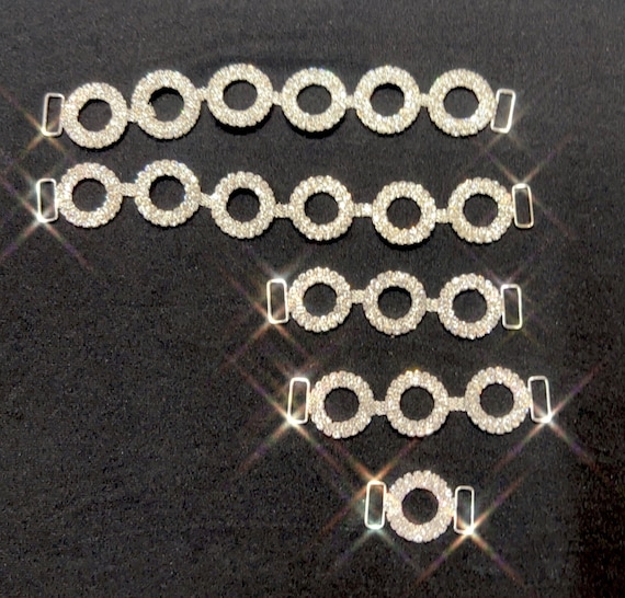 5 piece  Rhinestone Bikini Connectors Set  Competition  Bikini