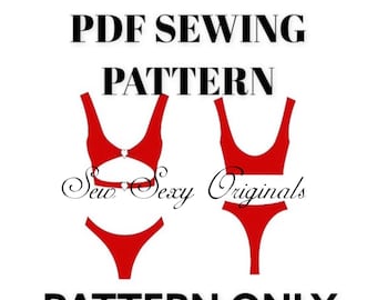 NEW! Stripper Sewing Pattern The Yara 2 Piece PDF  Pattern Digital Download Exotic Dance Wear Beginner Friendly