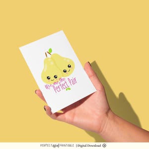Romantische Liebeskarte für Partner | Valentinstage & Jahrestag druckbare | Freund/Freundin | Mann/Frau | Perfektes Paar | Digitaler Download