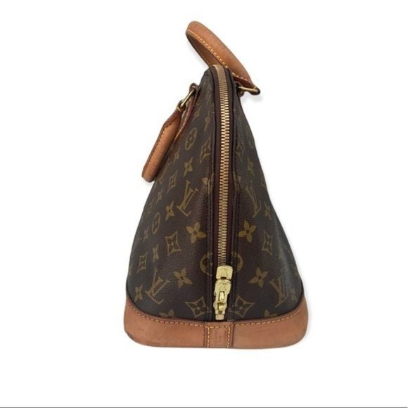 Louis Vuitton Authentic Alma Monogram Handbag Tote Purse