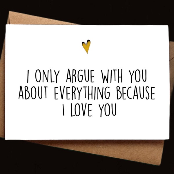 Funny Love card - Valentines day card