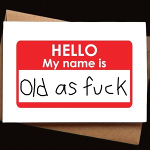 Drôle de carte d’anniversaire