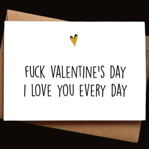 Funny Valentine Card - Love card