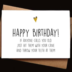 Drôle de carte d’anniversaire