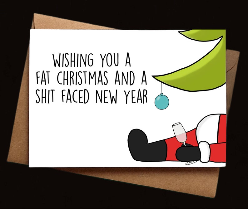 Funny Christmas card  Holiday card image 1