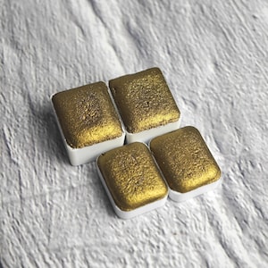 Despotar #248 Handmade Watercolor Half Quarter Pan Shimmer Shifter, Gift for Watercolor Set Holographic Paints from the Advent Calendar