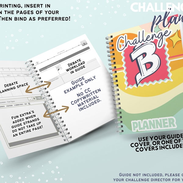 24/25 Challenge B Student Planner, Classical Conversations Challenge B Planner for CC, CC Director, Challenge Guide Planner