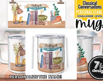 Personalized Classical Conversations Challenge 3 Stainless Steel Mug