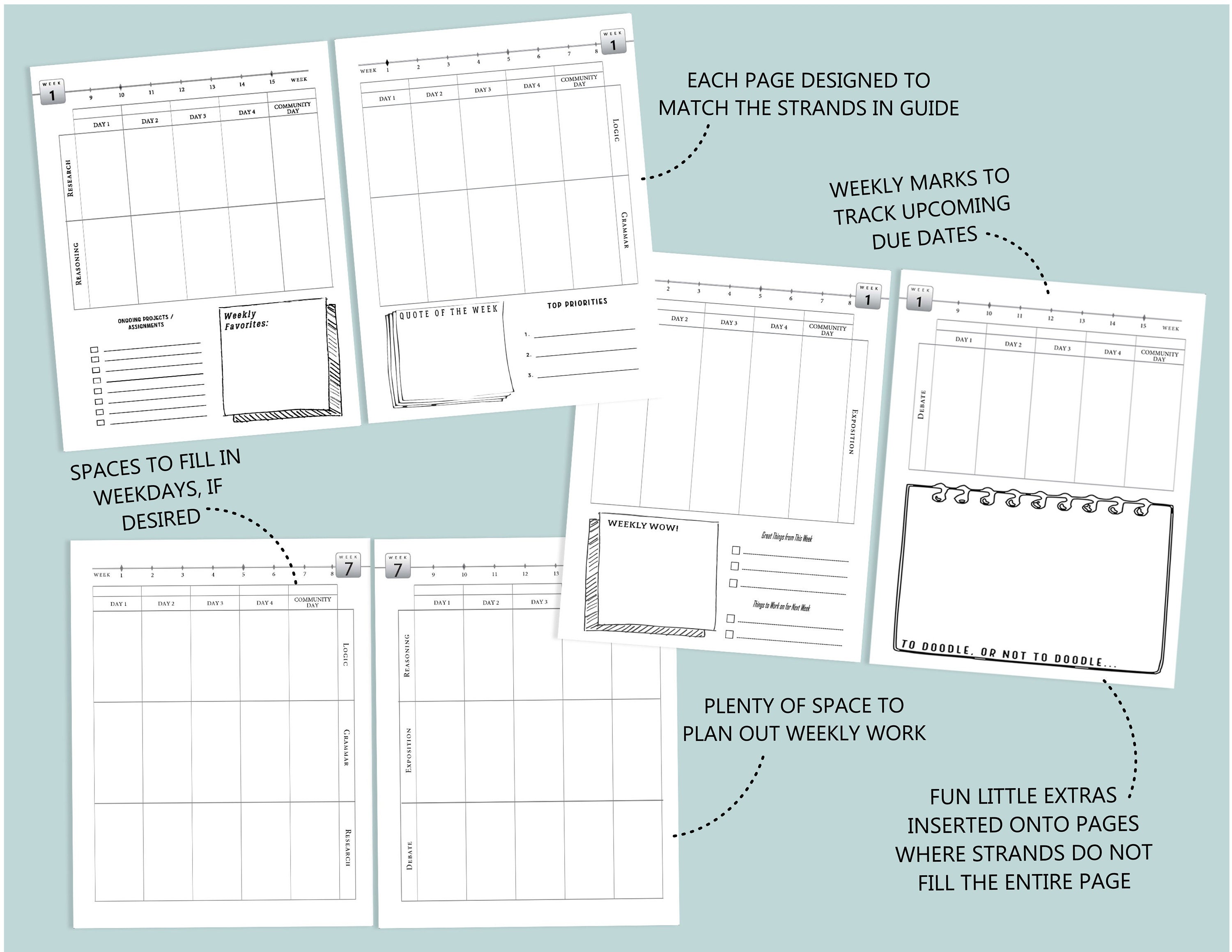 Classical Conversations Challenge 2 Planner for CC Ch 2 | Etsy