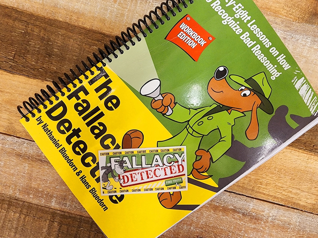 CC Ch A fallacy Detected 3 Inch Sticker Challenge A Fallacy Detective