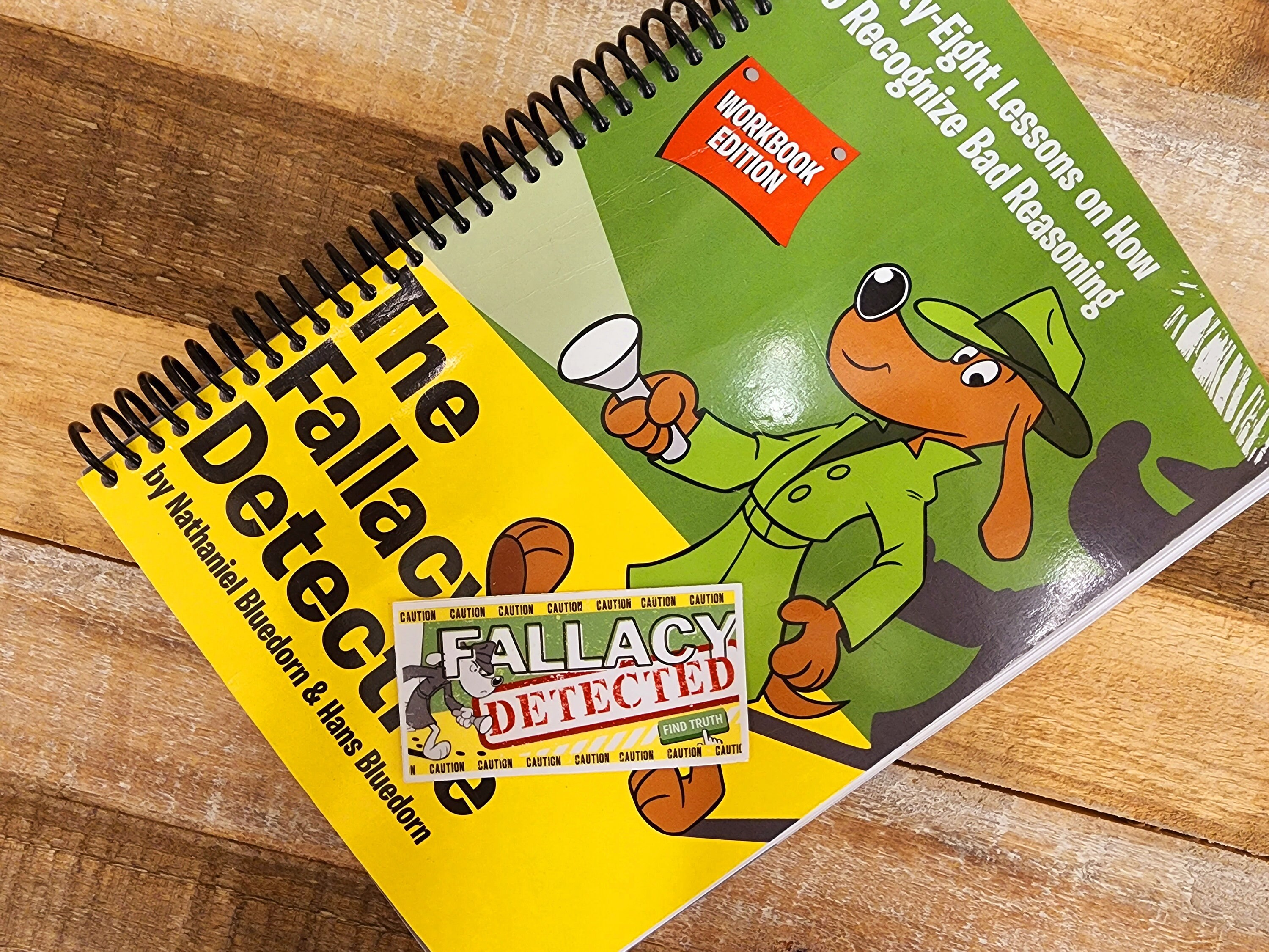 CC Ch A "Fallacy Detected" 3 inch Sticker Challenge A Fallacy Detective Gift
