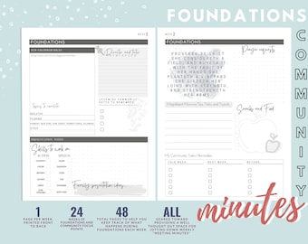 22/23 Cycle 3 Foundations Planner Community Minutes Classical Conversations