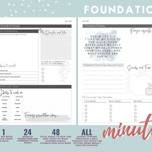 25-26 Cycle 2 Foundations Planner Community Minutes Classical Conversations