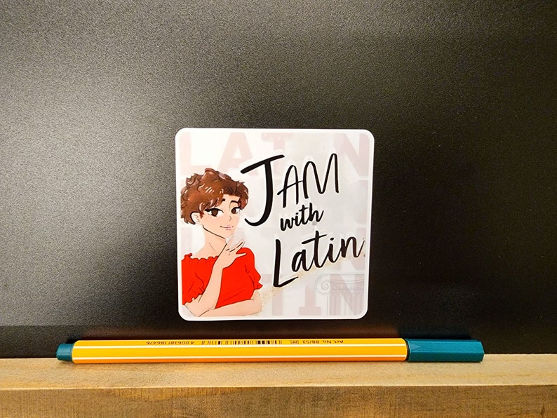 Jam With Latin 3x3 Durable Vinyl Sticker Etsy