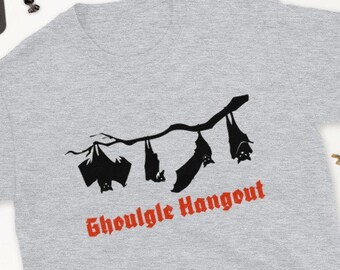 Ghoulgle Hangout, Halloween Shirts, Funny Halloween Tee, Halloween Graphic Tee, Fall Clothing, Halloween Tee, Teacher Gift