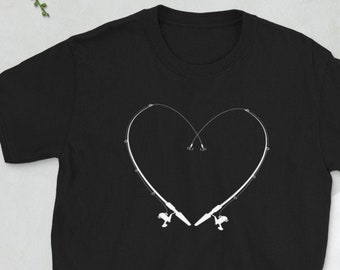 I Heart Fishing T-Shirt: Funny Fisherman Graphic Tee