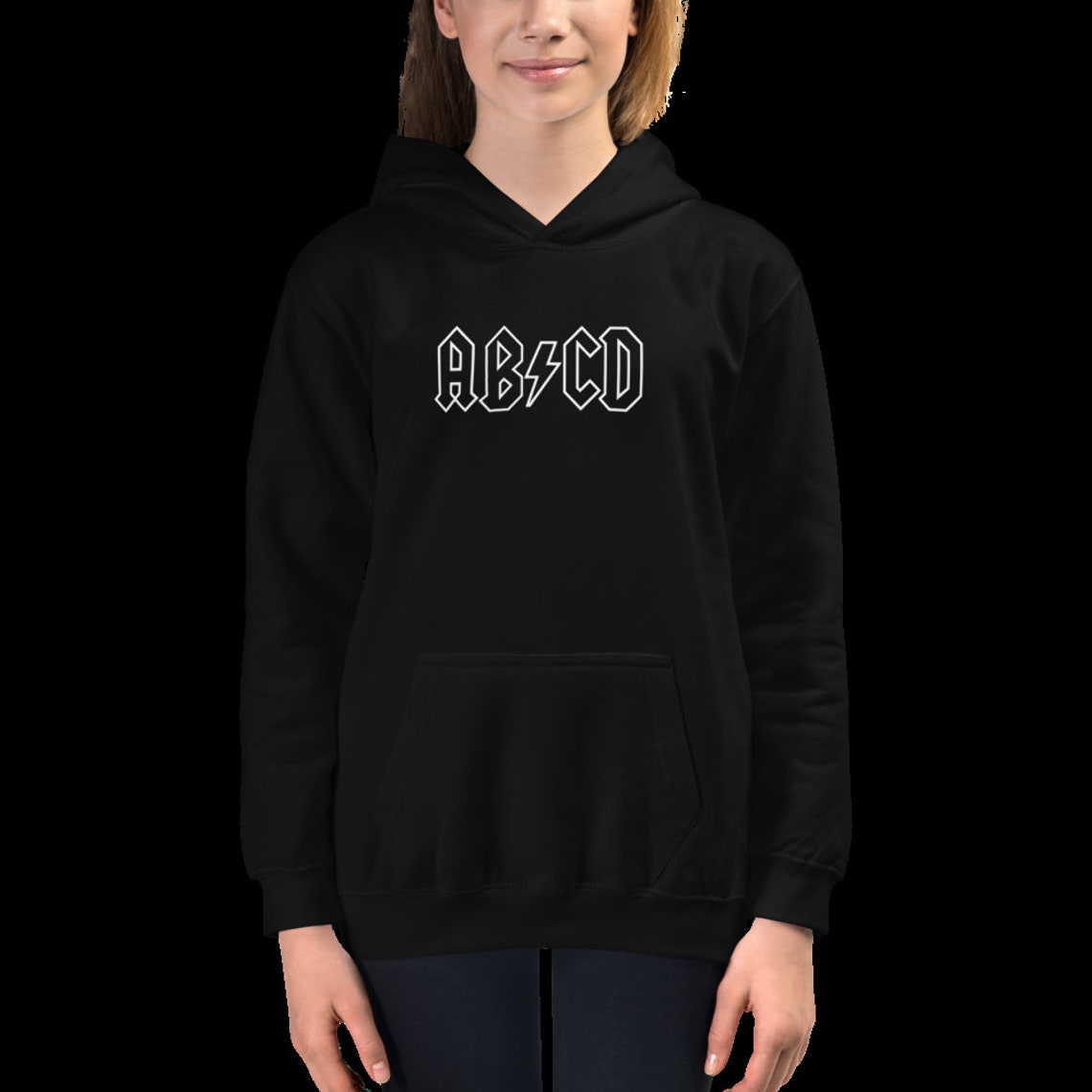 ACDC Spoof Hoodie for Kids, ACDC, Rock Shirt, Rock, Rock N Roll, Music ...