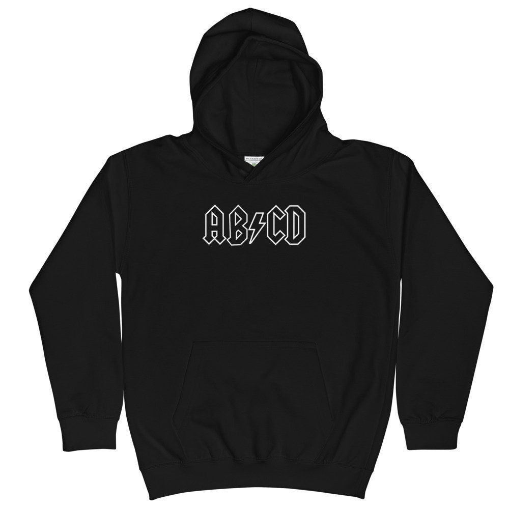 ACDC Spoof Hoodie for Kids, ACDC, Rock Shirt, Rock, Rock N Roll, Music ...