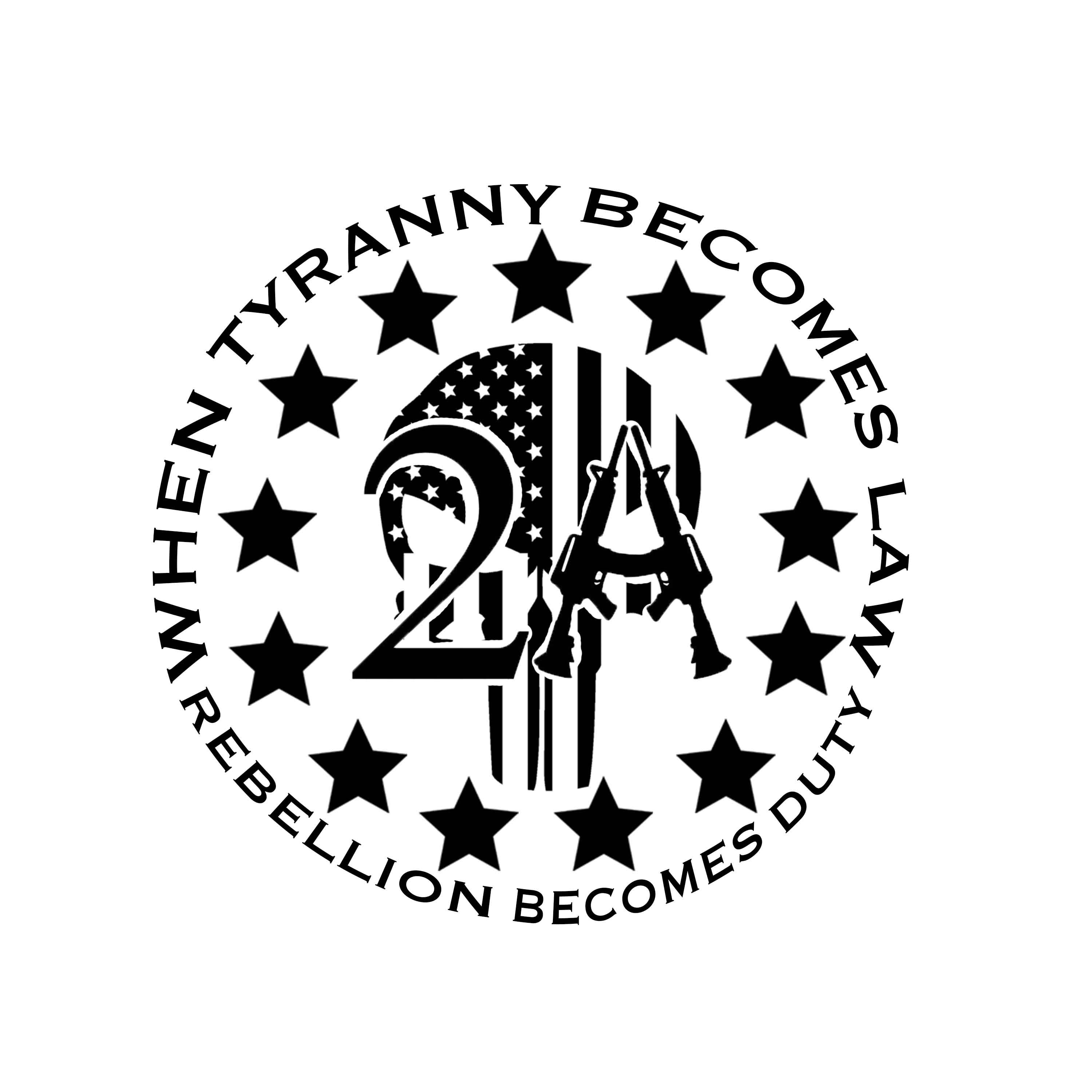 When Tyranny Law Rebellion Duty Decal Etsy