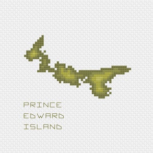 Prince Edward Island Kreuzstich Anleitung