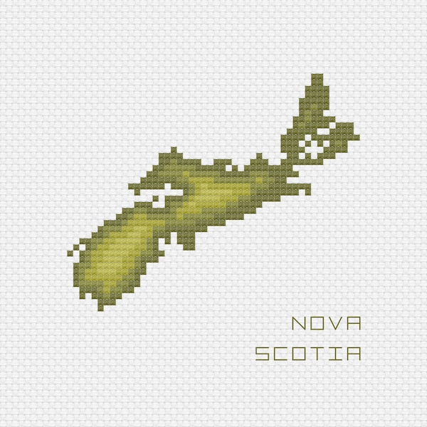 Cross Stitch Nova Scotia Pattern Etsy