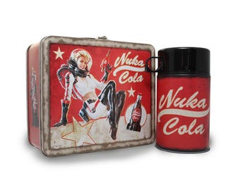 Ensemble boîte à lunch et flasque isotherme Nuka-Cola Weathered Fallout