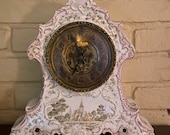 Antique Porcelain Mantel Clock