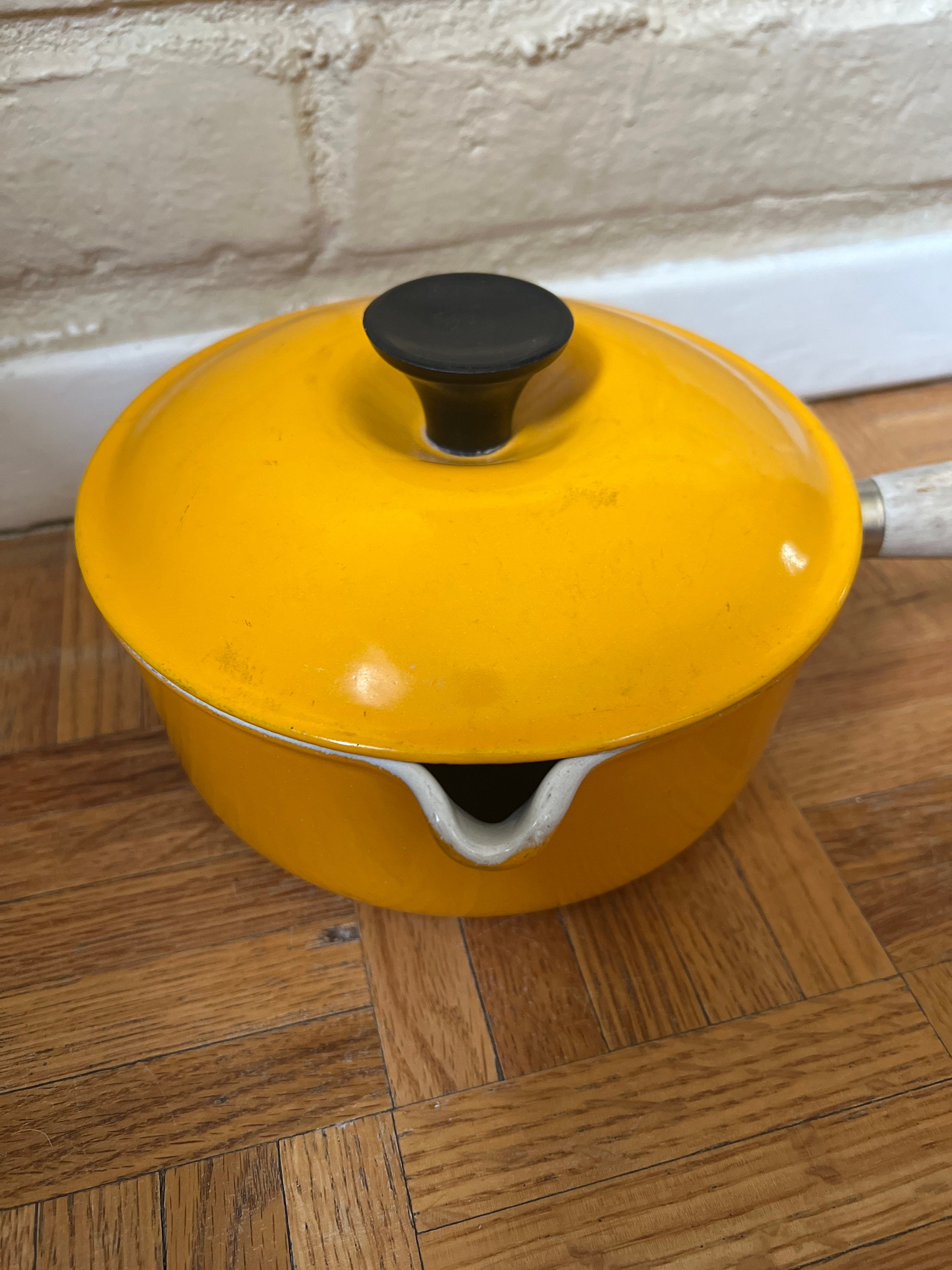 Vintage Le Creuset Pot 18 With Spout and Handle Etsy