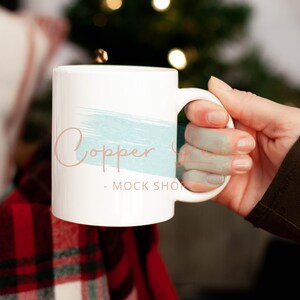 Christmas mug mockup, Ceramic mug mockup, Blank mug, Mockup, Coffee mug mockup