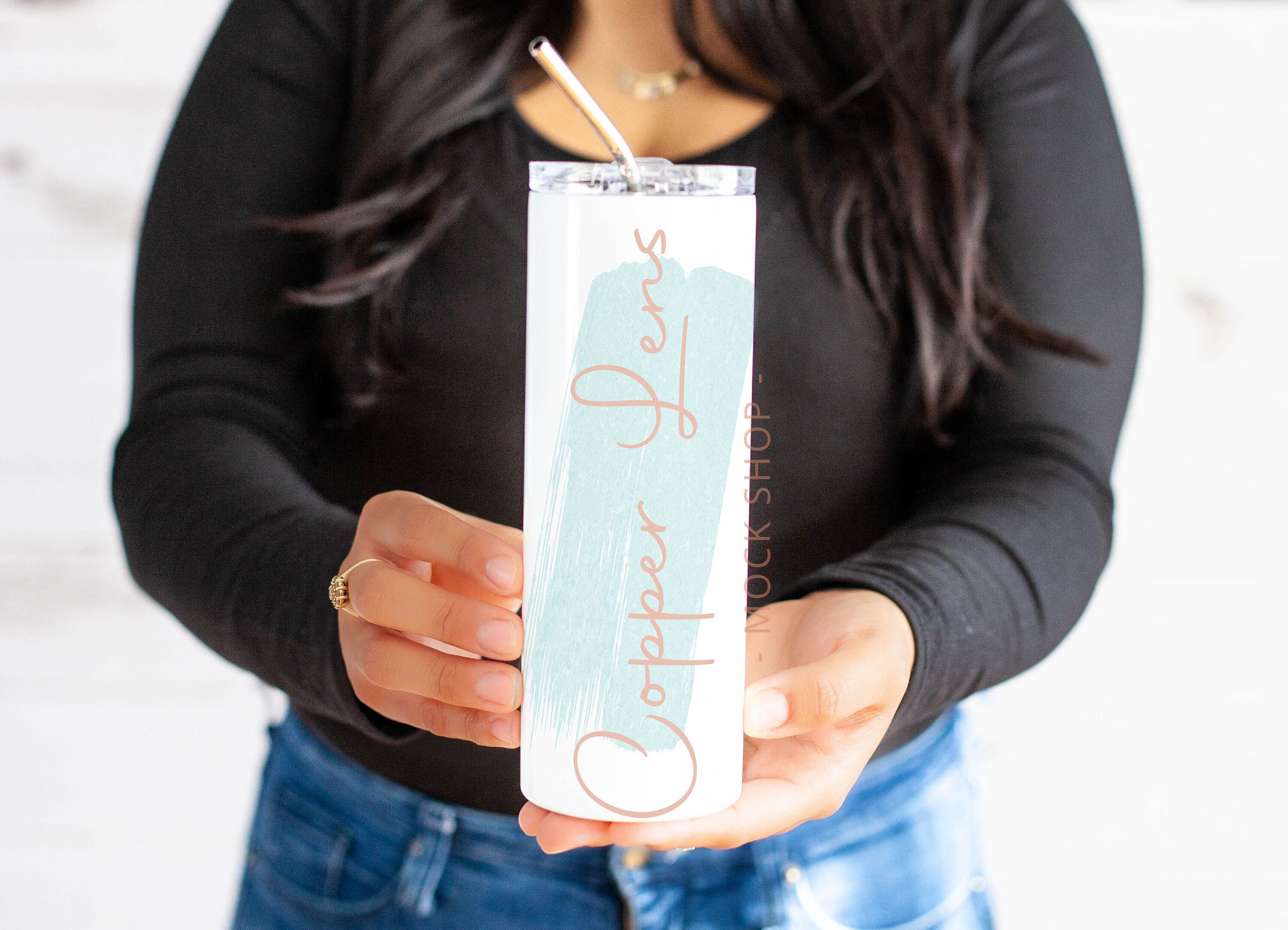 Download White 20 oz Skinny Tumbler Mockup Skinny Tumbler Mockup | Etsy