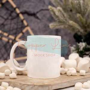 Christmas mug mockup, Ceramic mug mockup, Blank mug, Coffee mug mockup, White mug mockup, Blank white coffee mug