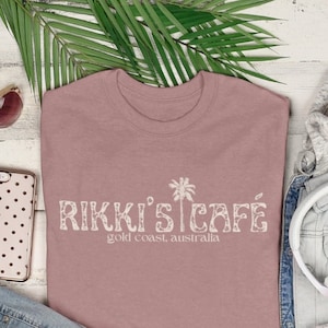 Rikki&#39;s Café H2O Just Add Water T Shirt, Retro Gold Coast Australia Tee , Soft Mako Island Mermaid Shirt Graphic
