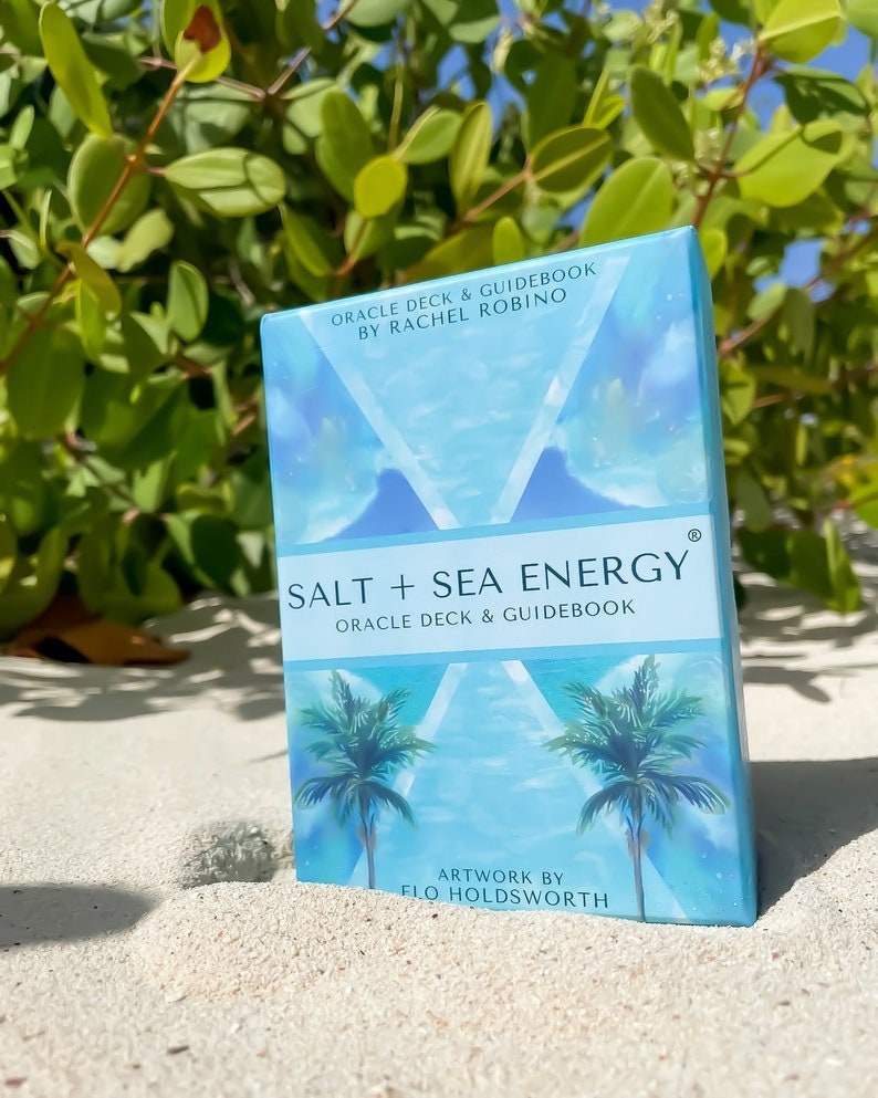 DISCOUNTED Salt + Sea Energy Oracle Deck And Guidebook- With Slight DAMAGES 