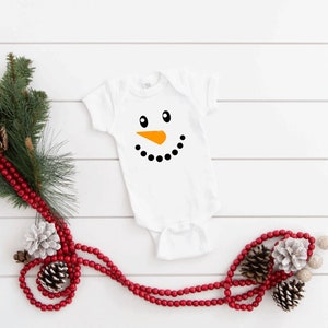 Snowman ONESIE®, Winter Snowman Bodysuit, Newborn Baby Gift