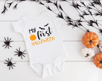 1st Halloween Onesie Applique Embroidery