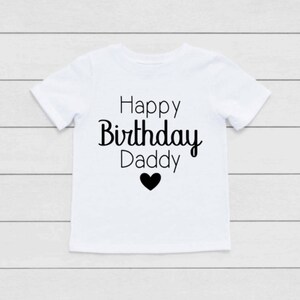 Alles Gute zum Geburtstag Papa Kleinkind T-Shirt, Papas Geburtstag Kinder Shirt, Neugeborenen Baby Geschenk für Papa