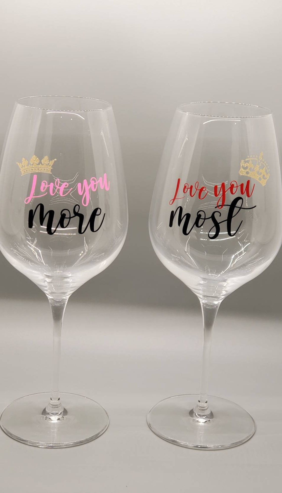 Couples Wine Glasses Etsy