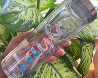 Personalized Tumbler with Straw| Skinny Acrylic Tumbler| Bridesmaid Tumbler| Bridesmaid Gift| Wedding Party