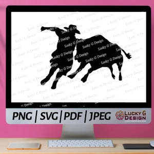 Bull Fighter 2 SVG, Cowboy Protector, Western, Tjur, Ranch, Rodeo Cowboy, png, svg, pdf, Clipart, vektor