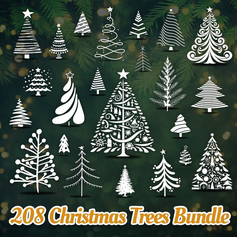 Christmas Tree Svg Files - Etsy