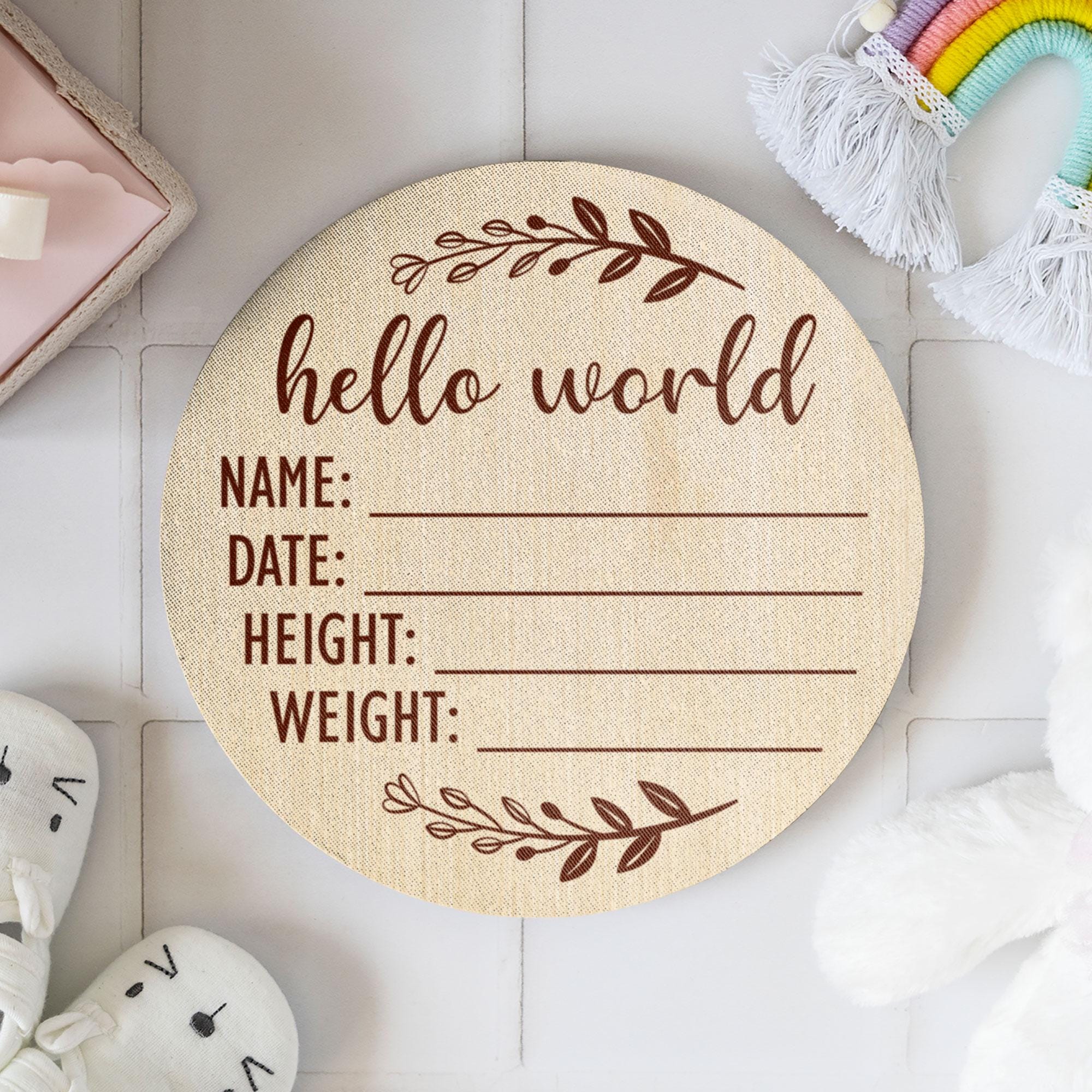 Baby Monthly Milestone Svg Bundle , Baby Monthly Milestone Rounds SVG ...