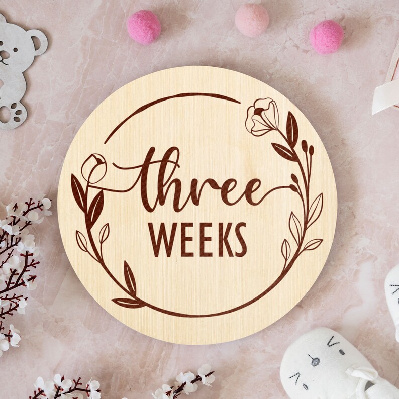 Baby Monthly Milestone Svg Bundle , Baby Monthly Milestone Rounds SVG ...