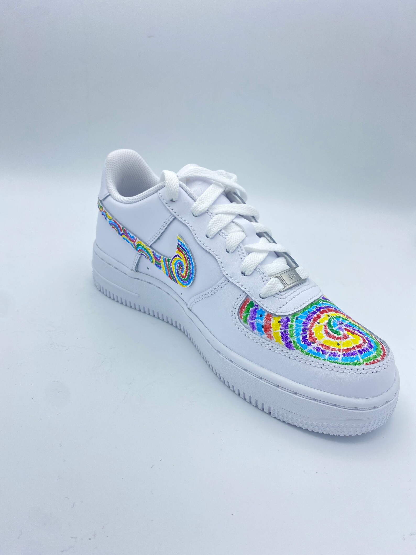 custom tie dye air force 1