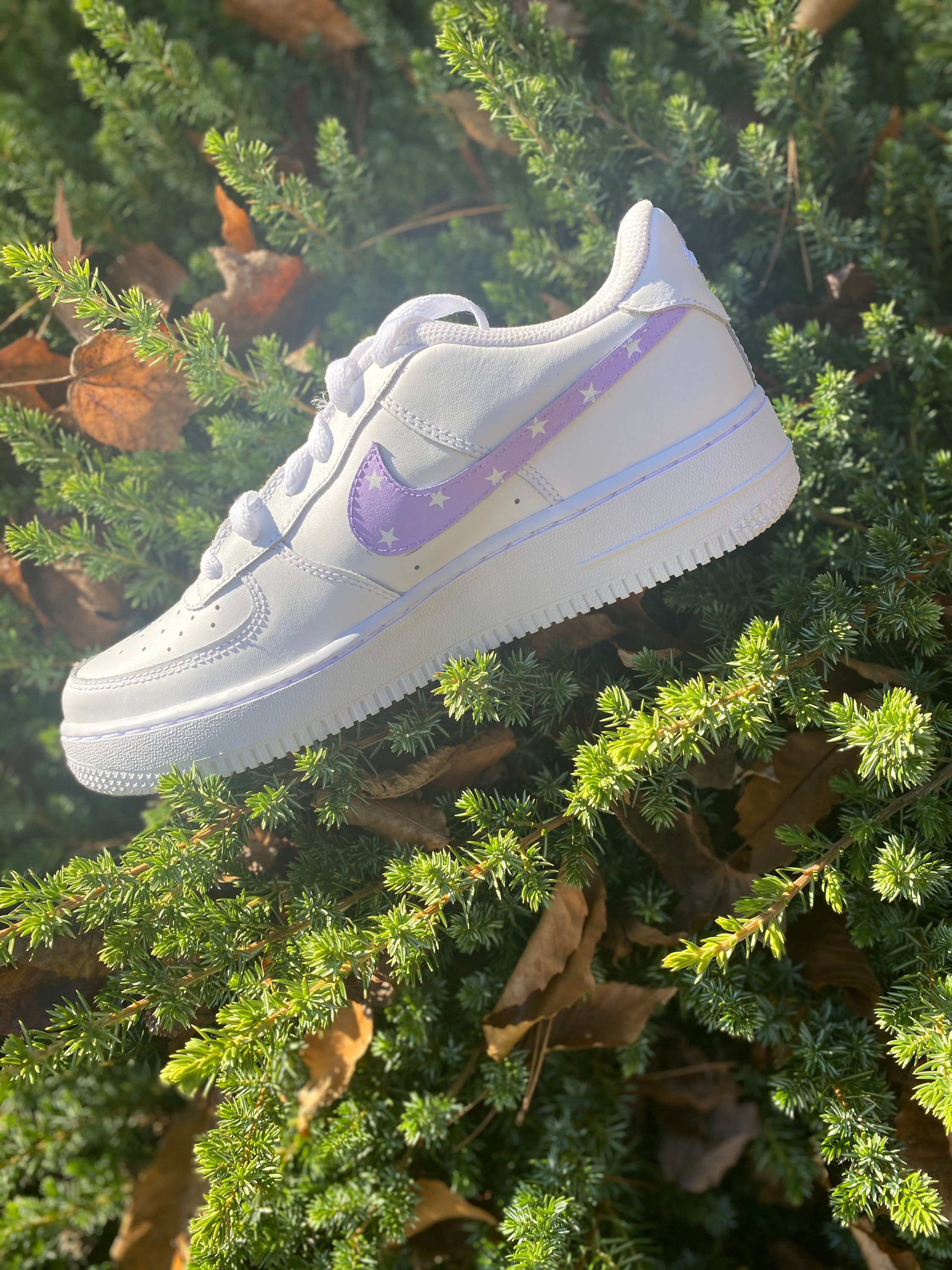 custom swoosh af1